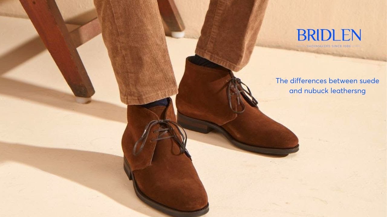 The differences between suede and nubuck leathers.