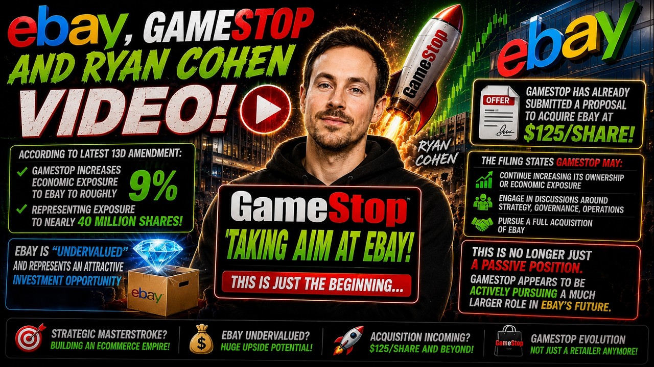 GAMESTOP BOUGHT MORE EBAY!!! RYAN COHENS PLANS