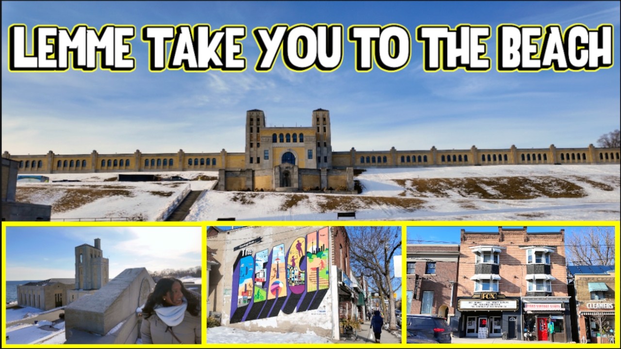 Beaches In Winter? Walking With Evita Along Queen St E Through One Of Toronto's Most Desirable Areas