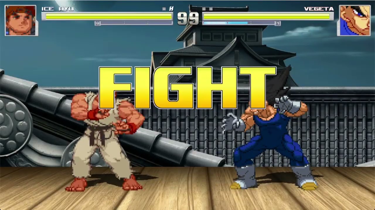 ice ryu VS vegeta