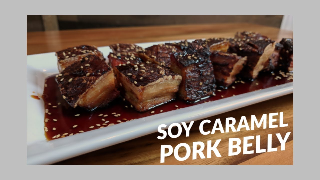 Caramel Pork Belly on Pit Barrel Smoker