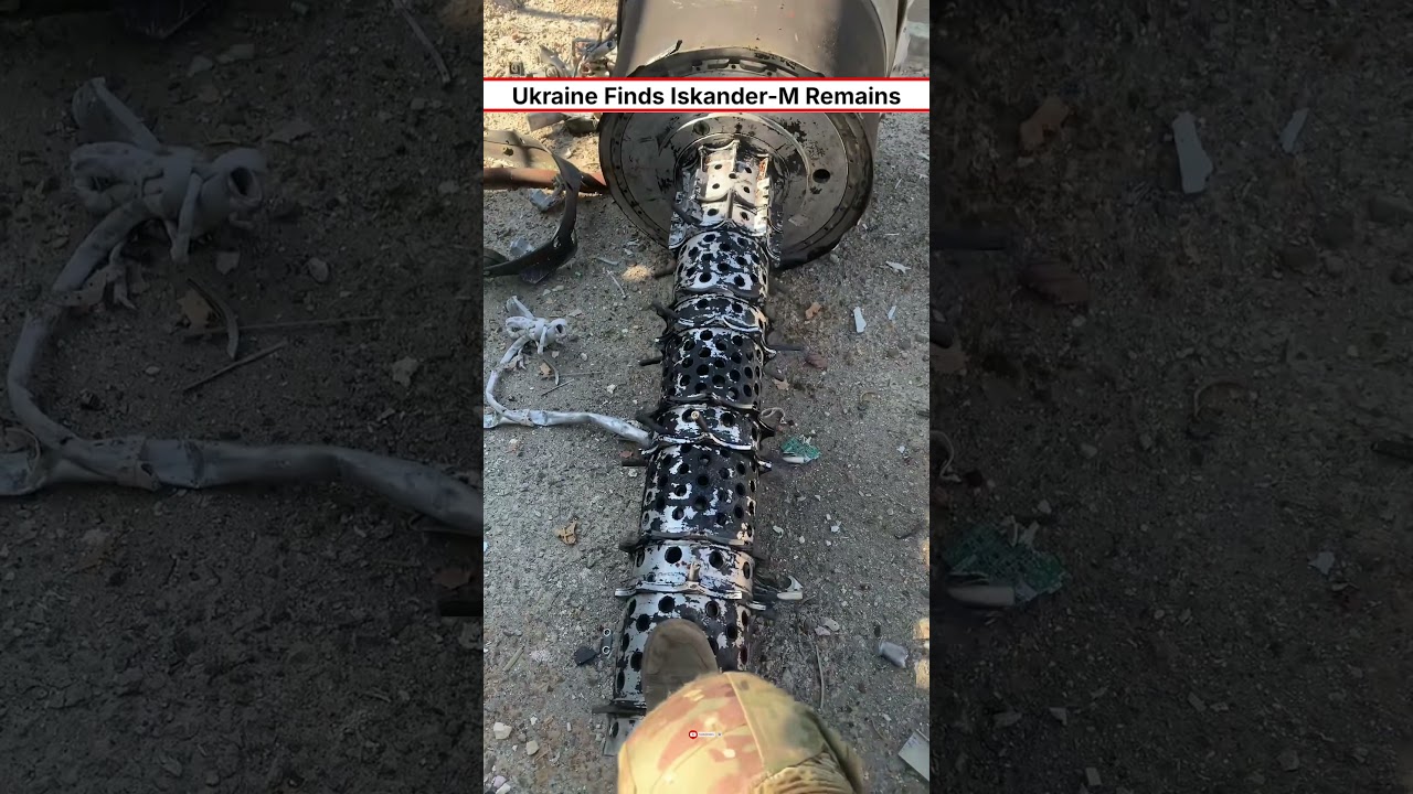 Ukraine Finds Iskander-M Remains #shorts