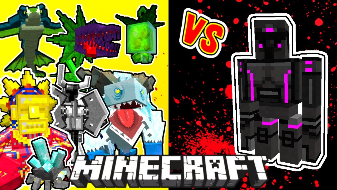 Prison Golem Vs. Mowzie's Mobs in Minecraft