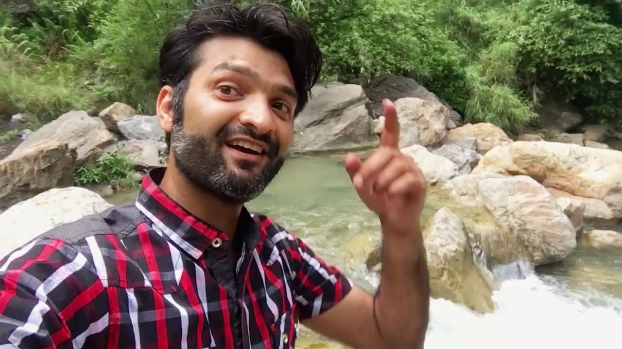 umbrella waterfall in poona Hiking club with Kamran Khan Rana