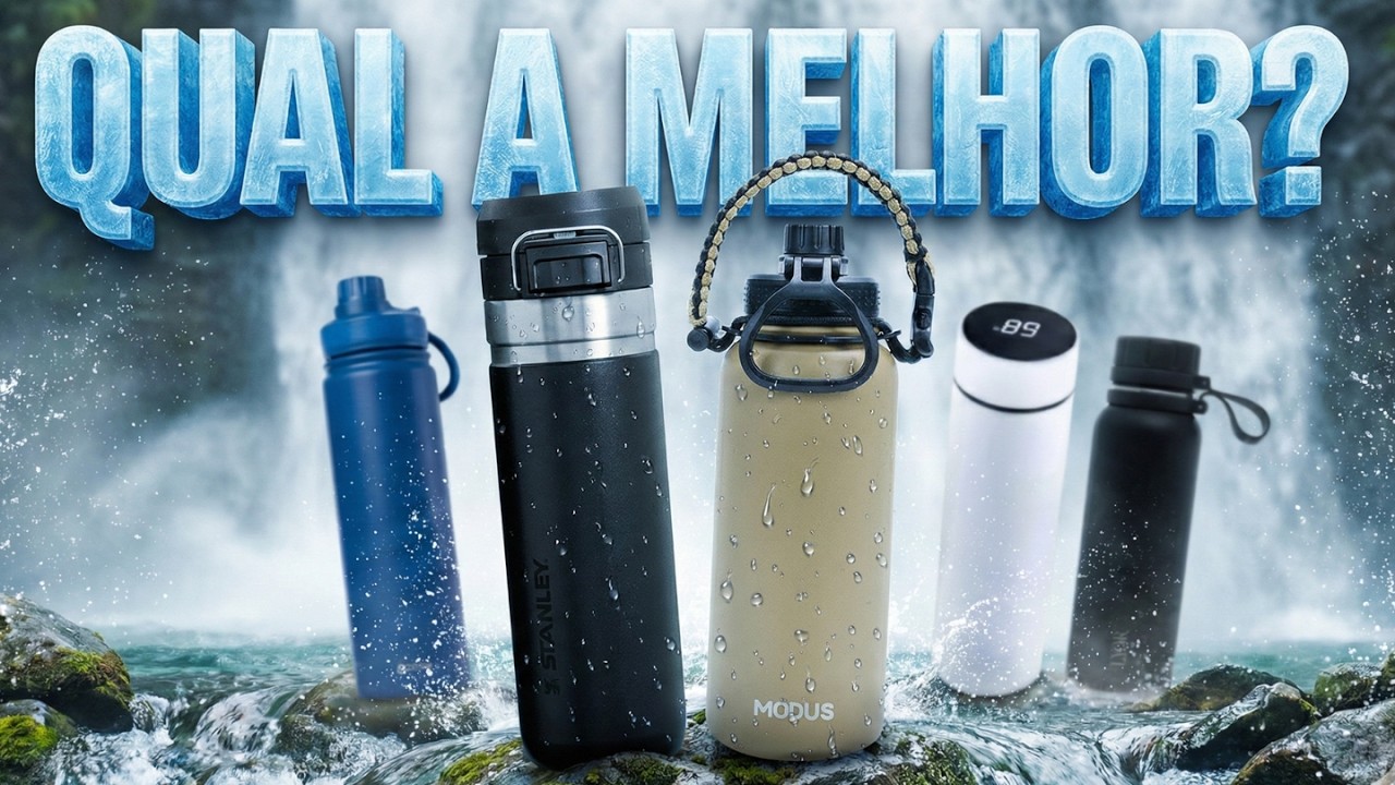 Qual a Melhor Garrafa T&eacute;rmica? Comparei as 5 Mais Famosas (2025)