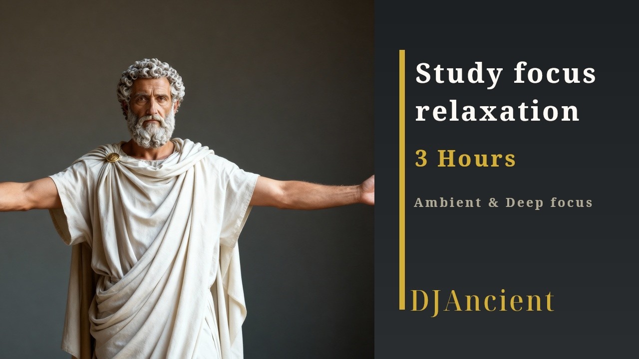 3 Hours Study Music | When Ancient Greece Reached Year 3000 — Ambient, Lyre & Deep Focus