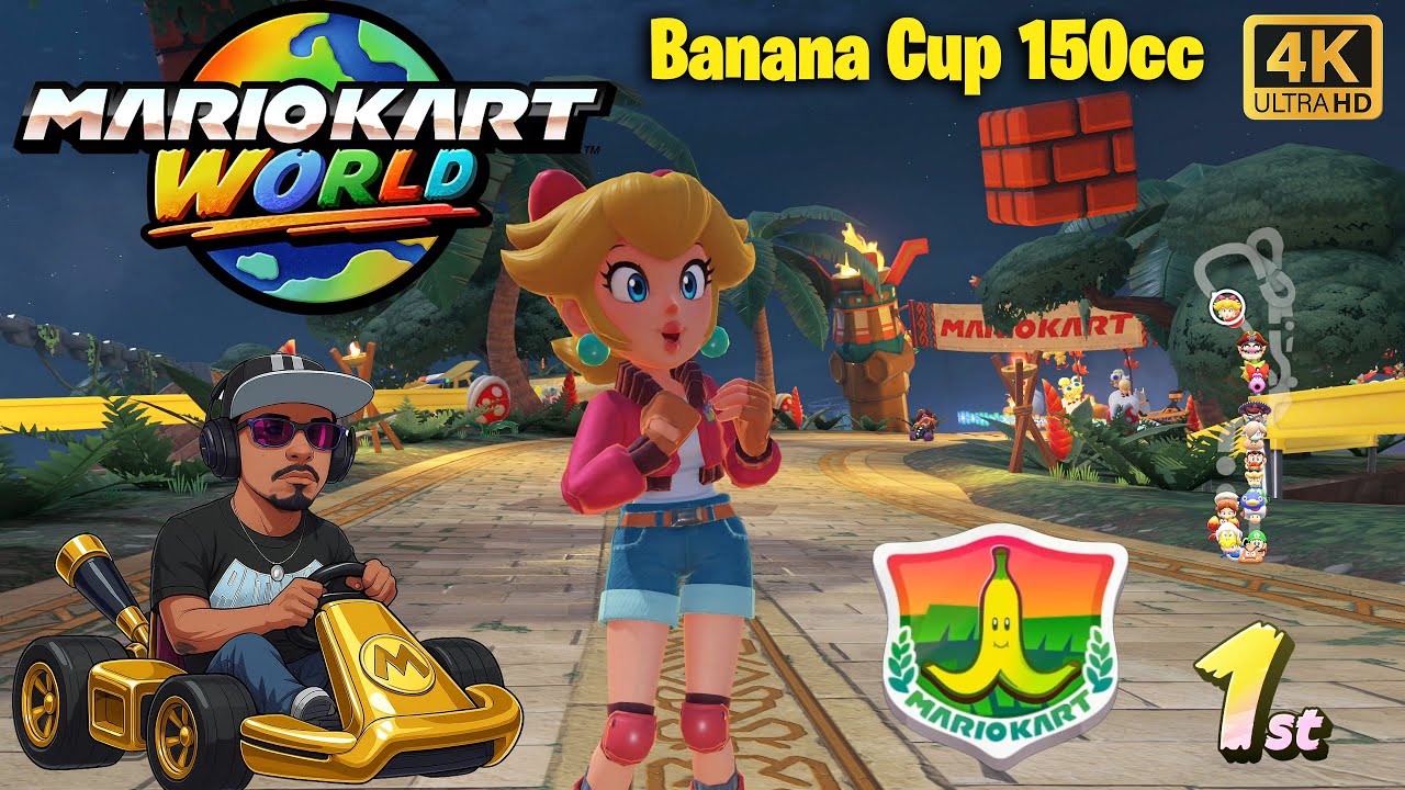 🚀 Mario Kart World Banana Cup — 150cc Grand Prix! 🍌 (4K UHD)
