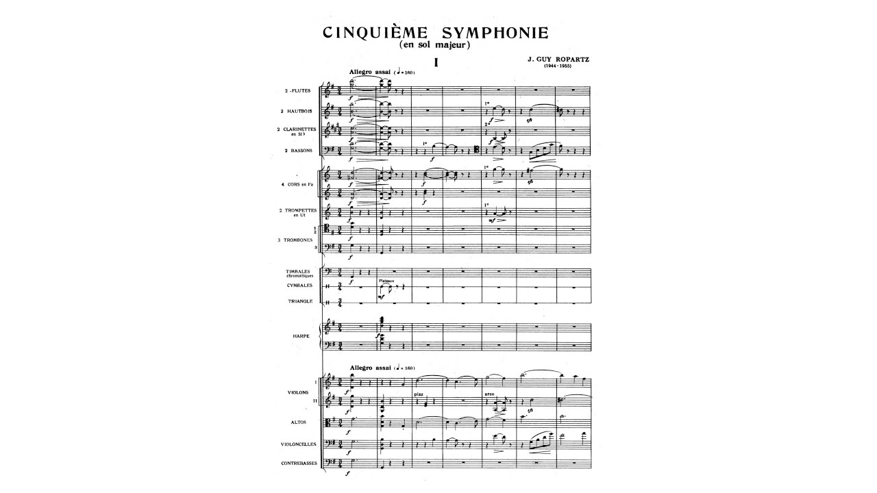 Guy Ropartz – Symphony No.5 in G major
