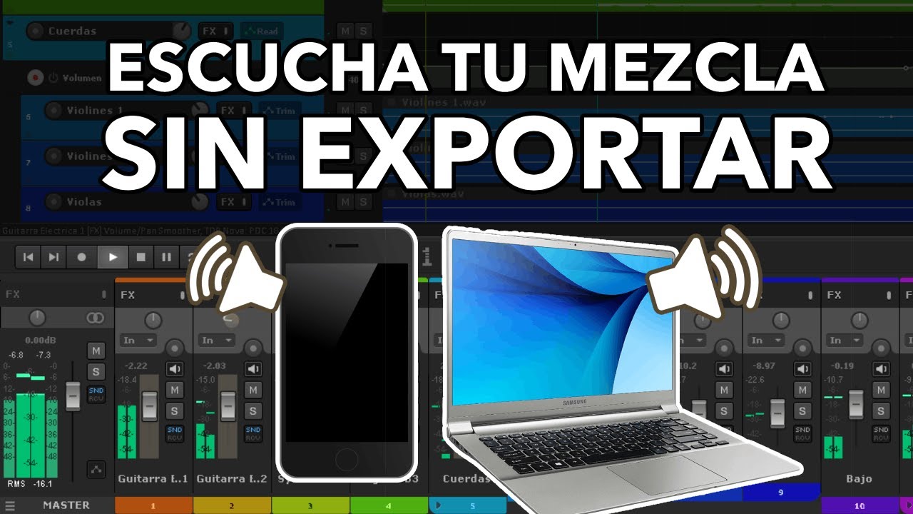 ESCUCHA tu MEZCLA en varios DISPOSITIVOS A LA VEZ en TIEMPO REAL