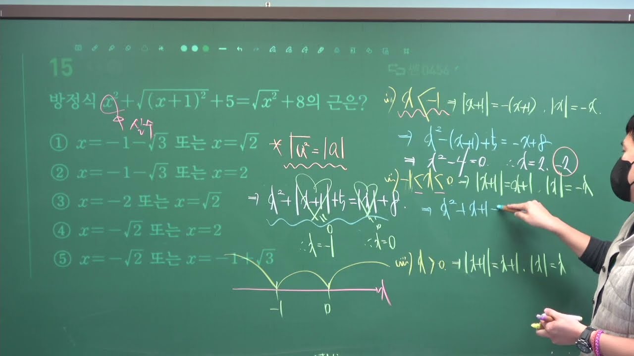 20260131 공통수학1 쎈B 04. 이차방정식(7) (J) 장안동 수학 형설학원 기특한 수학 노동일