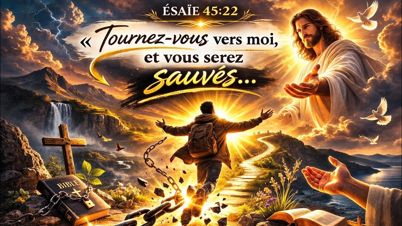 ÉSAÏE 45:22 — DIEU T’INVITE À REVENIR VERS LUI 🤍