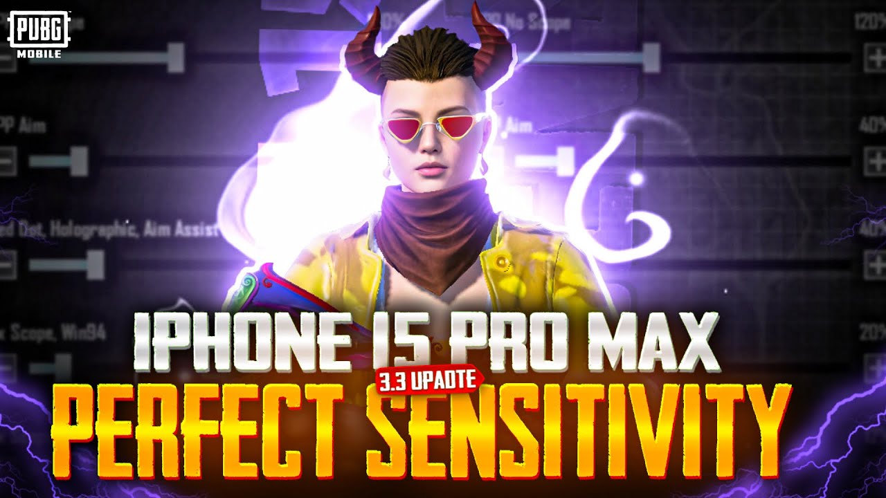3.3 Perfect Sensitivity For iPhone 15 ProMax 🔥PUBGM X Lamborghini X Leopard X URDU Version X RPA8