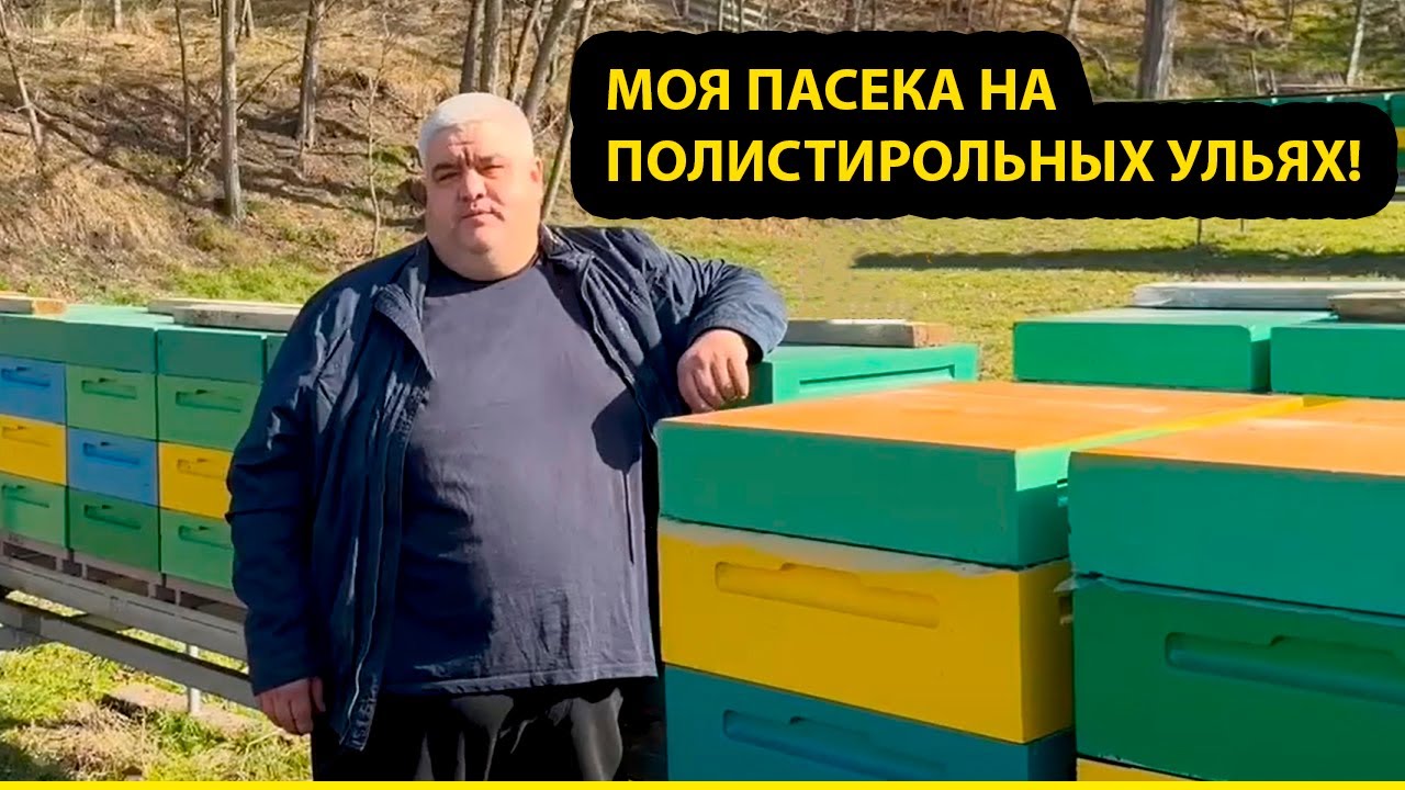Пчеловод Дядя Коля — новый сезон, полистирольные улья, помощь для пчеловодов