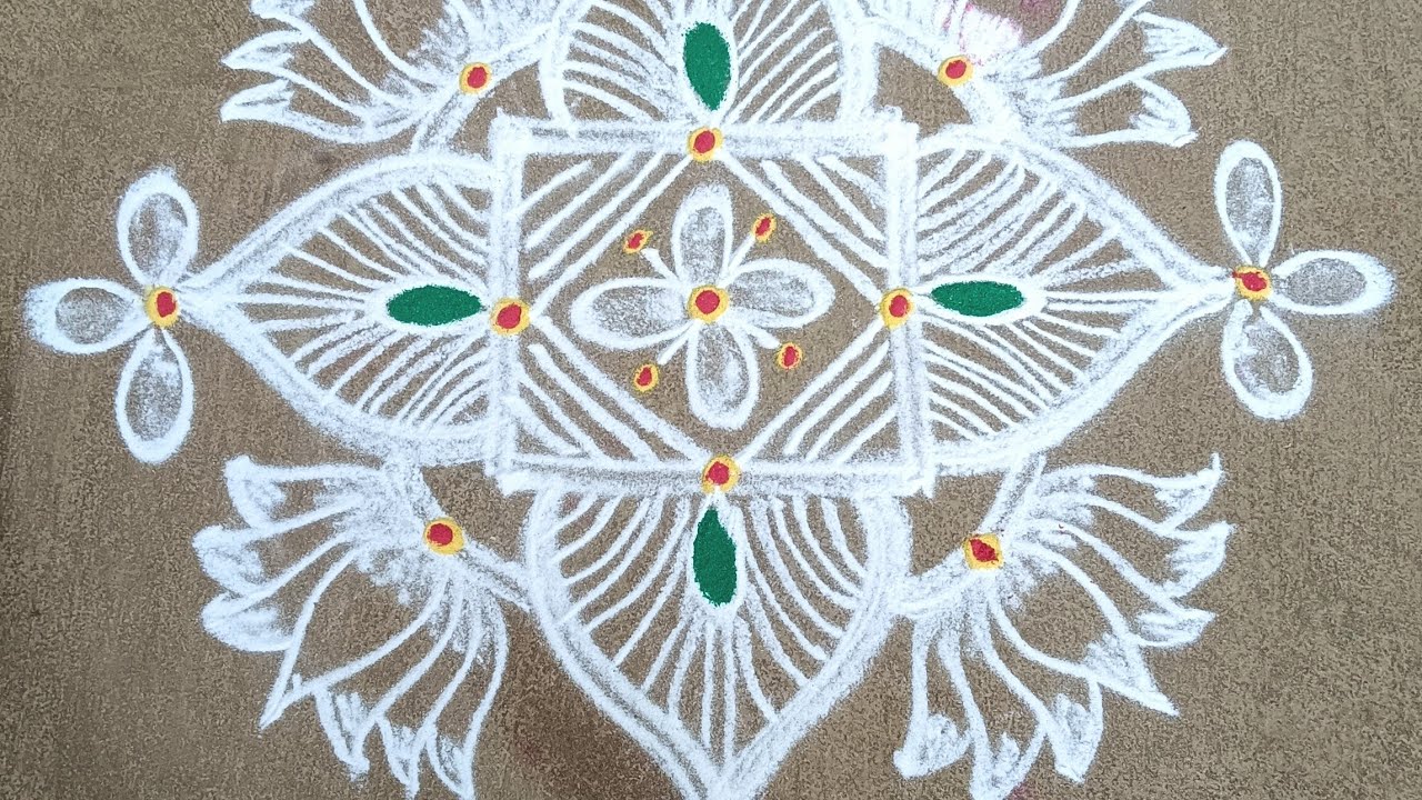 kolam designs simple and easy