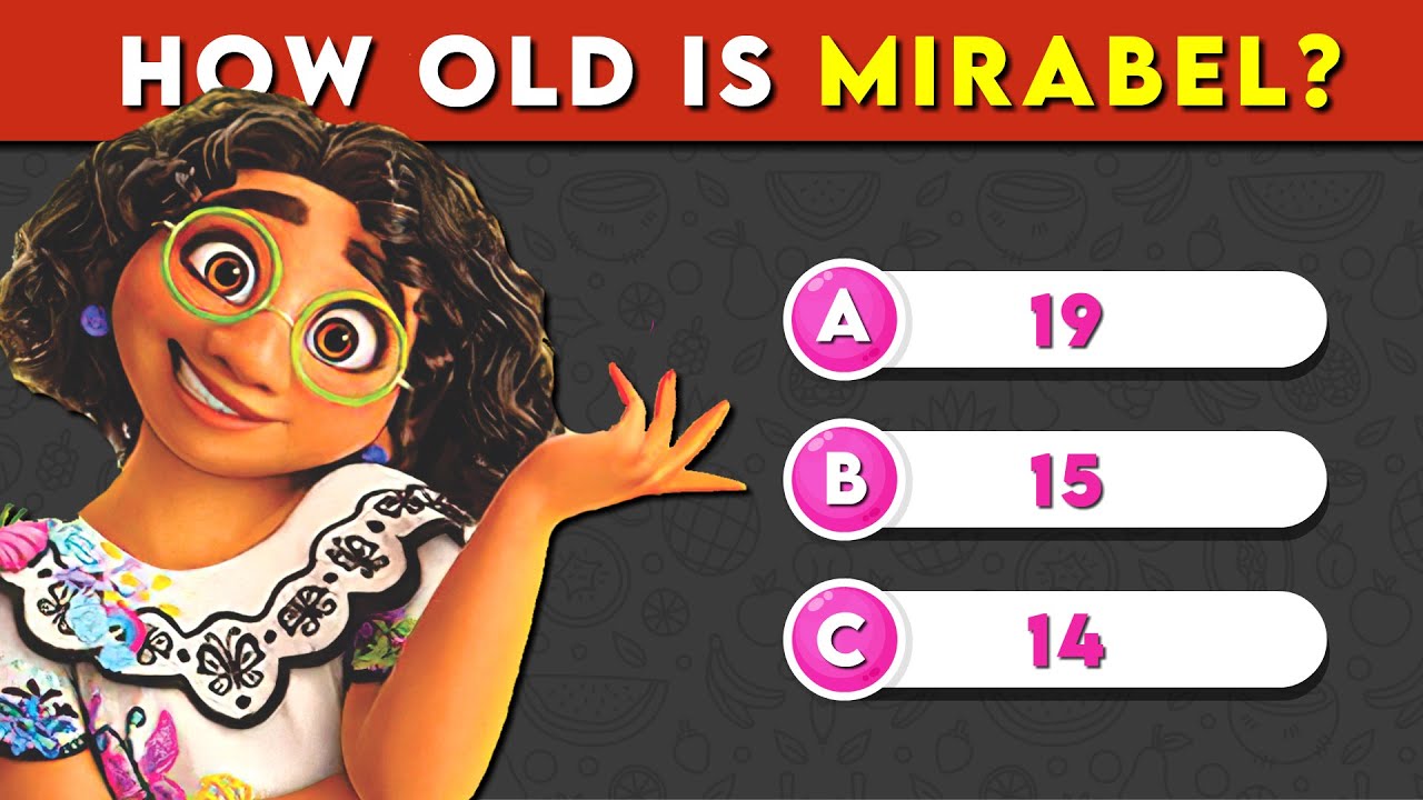 Can You Guess the Age of Disney Characters?