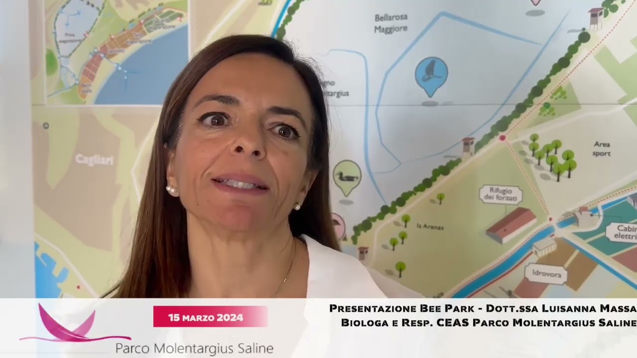 Bee Park Molentargius - Dottoressa Luisanna Massa Biologa e Responsabile CEAS Parco di Molentargius
