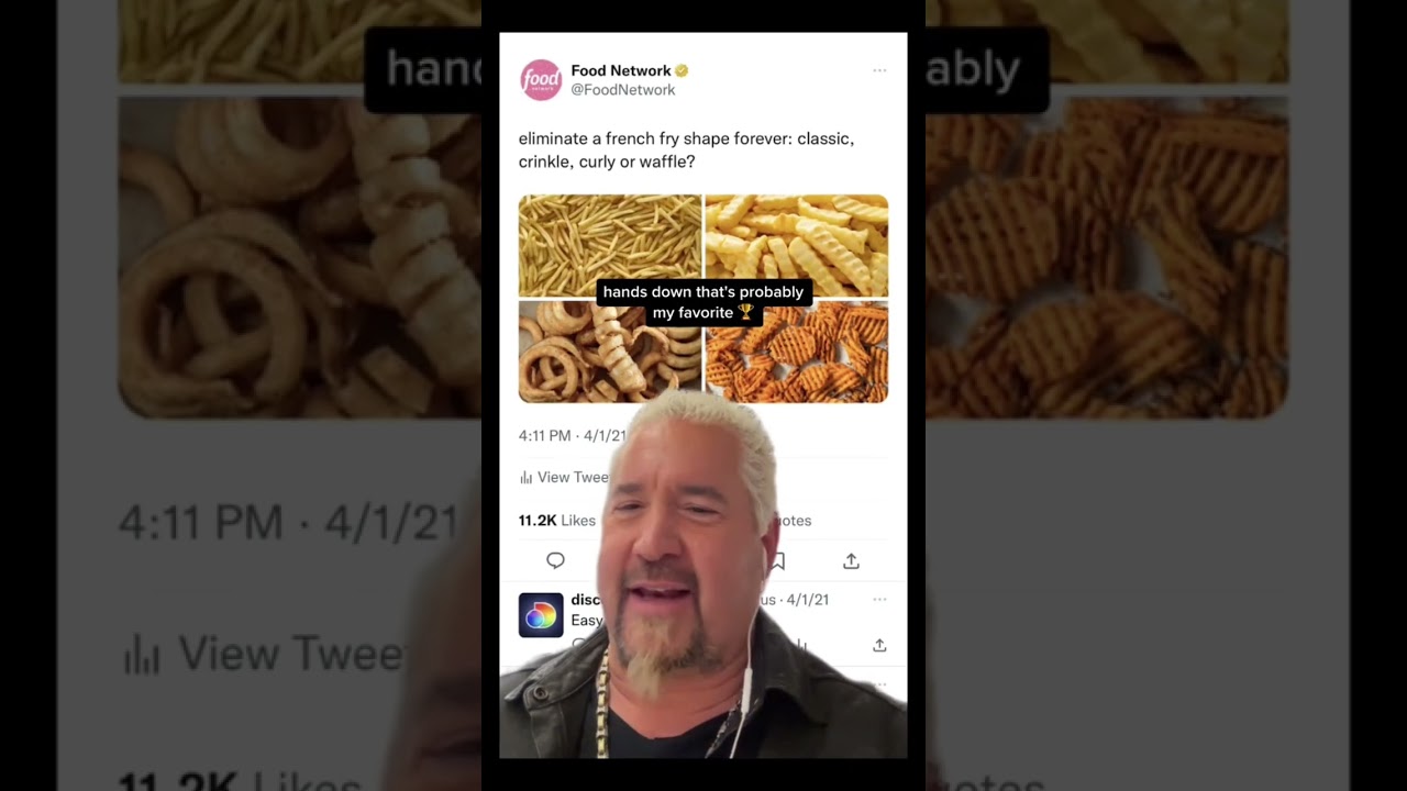 Guy Fieri Eliminates French Fry Shapes | Food Network
