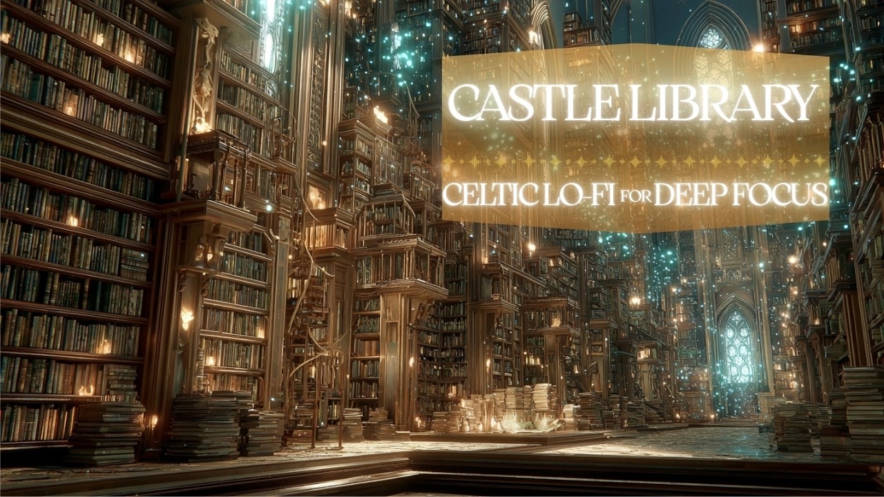 Medieval Castle Library | Celtic Study Music for Deep Focus & Reading