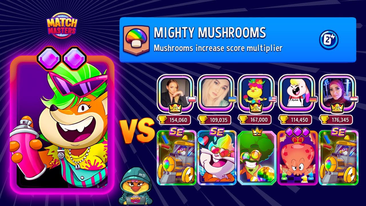 DIAMOND FOXY ROXY JUNIOR DESTROY PREMIUM BOOSTERS | Match Mastrs Mighty Mushrooms + Super Sprint