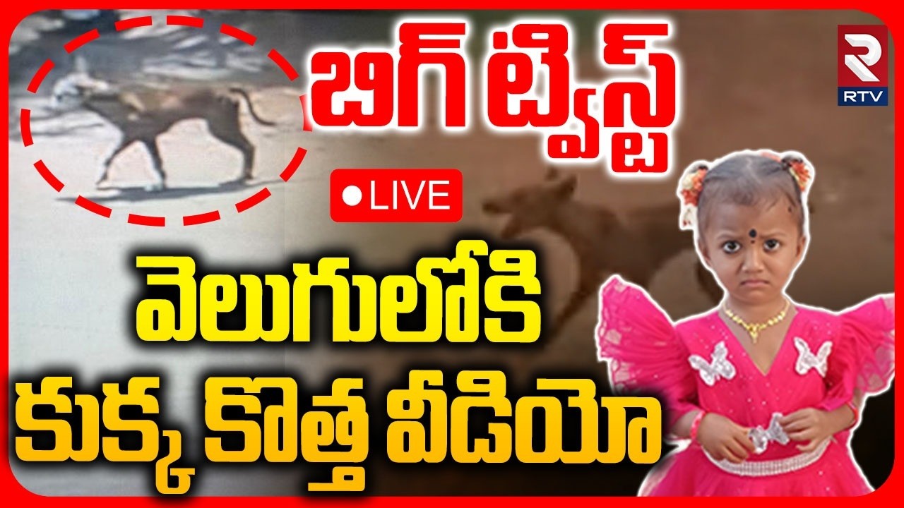 Kakinada 3 Years Girl Missing Case Twist LIVE | Pet Dog New Video Viral | కుక్క కొత్త వీడియో | RTV