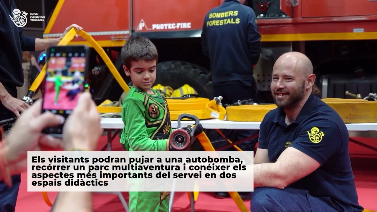 Los bomberos forestales se estrenan en Expojove 2022