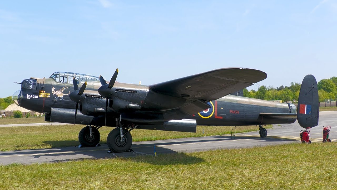 [4K] AVRO LANCASTER World War II icon at Gilze Rijen for a commemorative flight over the Netherlands