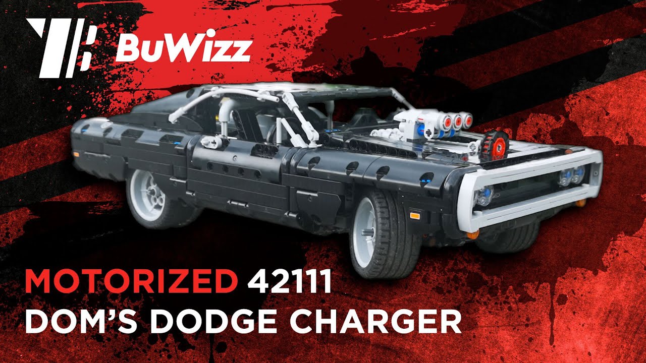 42111 Dom's Dodge Charger motorized (with instructions)