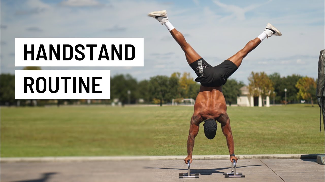THE BEST HANDSTAND ROUTINE FOR BEGINNERS (PROGRESS FASTER!)