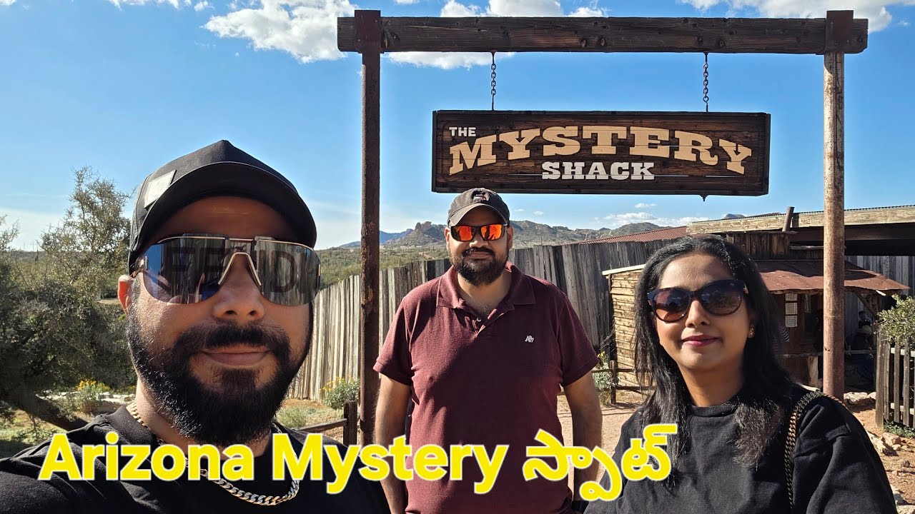 Arizona Mystery shack gold mine Indian Buffet fun with friends 