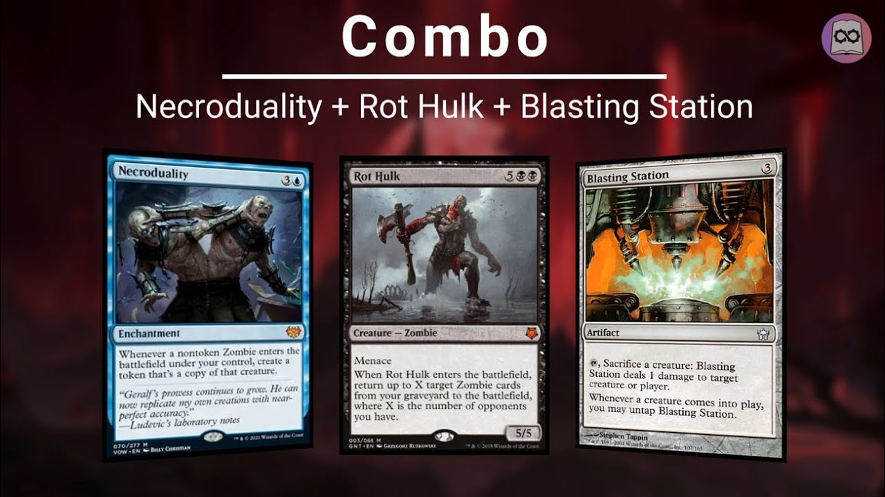 EDH COMBO: Necroduality | Rot Hulk | Blasting Station