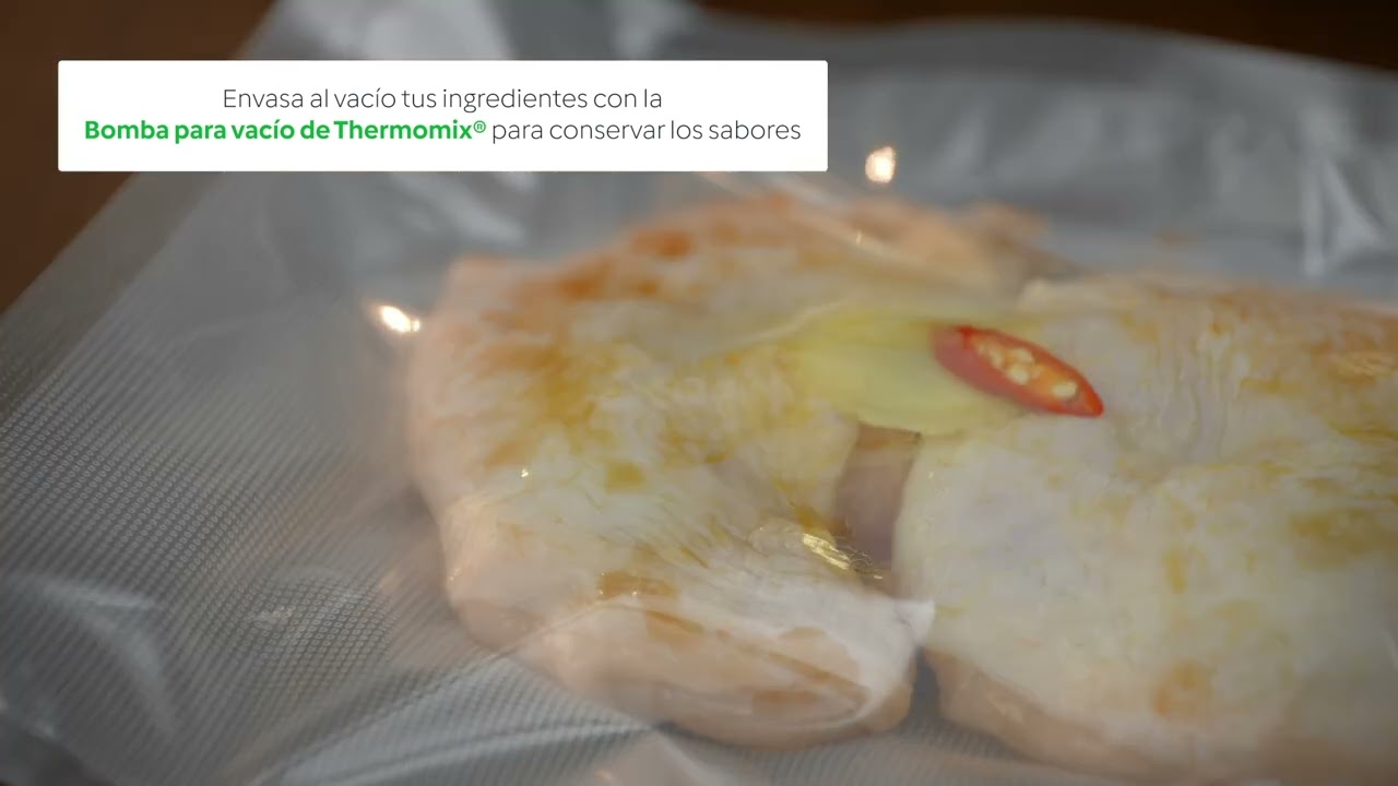 Cómo cocinar Al vacío con el Accesorio cubrecuchillas y pelador de Thermomix® en TM7