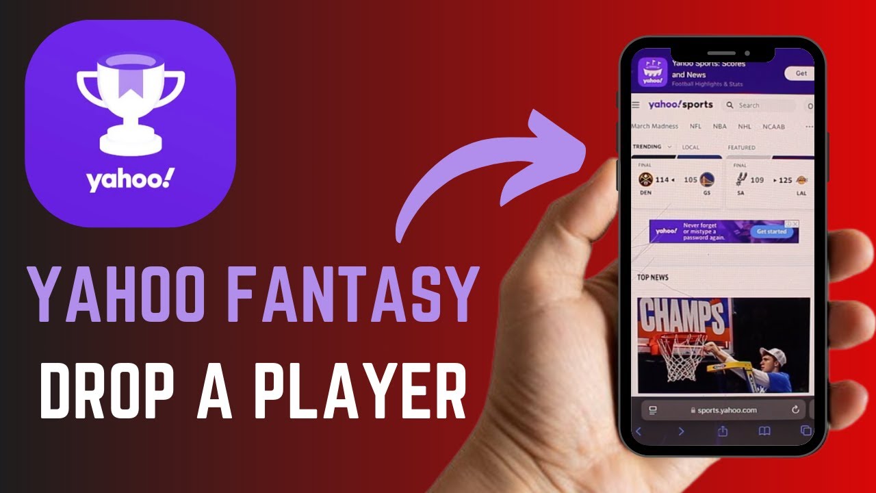 How to Drop a Player and Manage Your Team in Yahoo Fantasy iPhone - Here's How You Can Do It