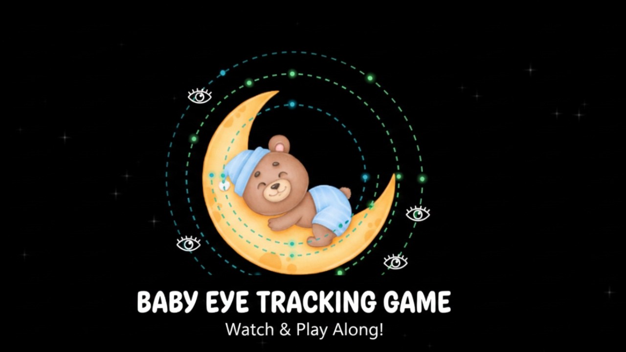 Baby Eye Tracking Game | High Contrast Visual Stimulation for Infants