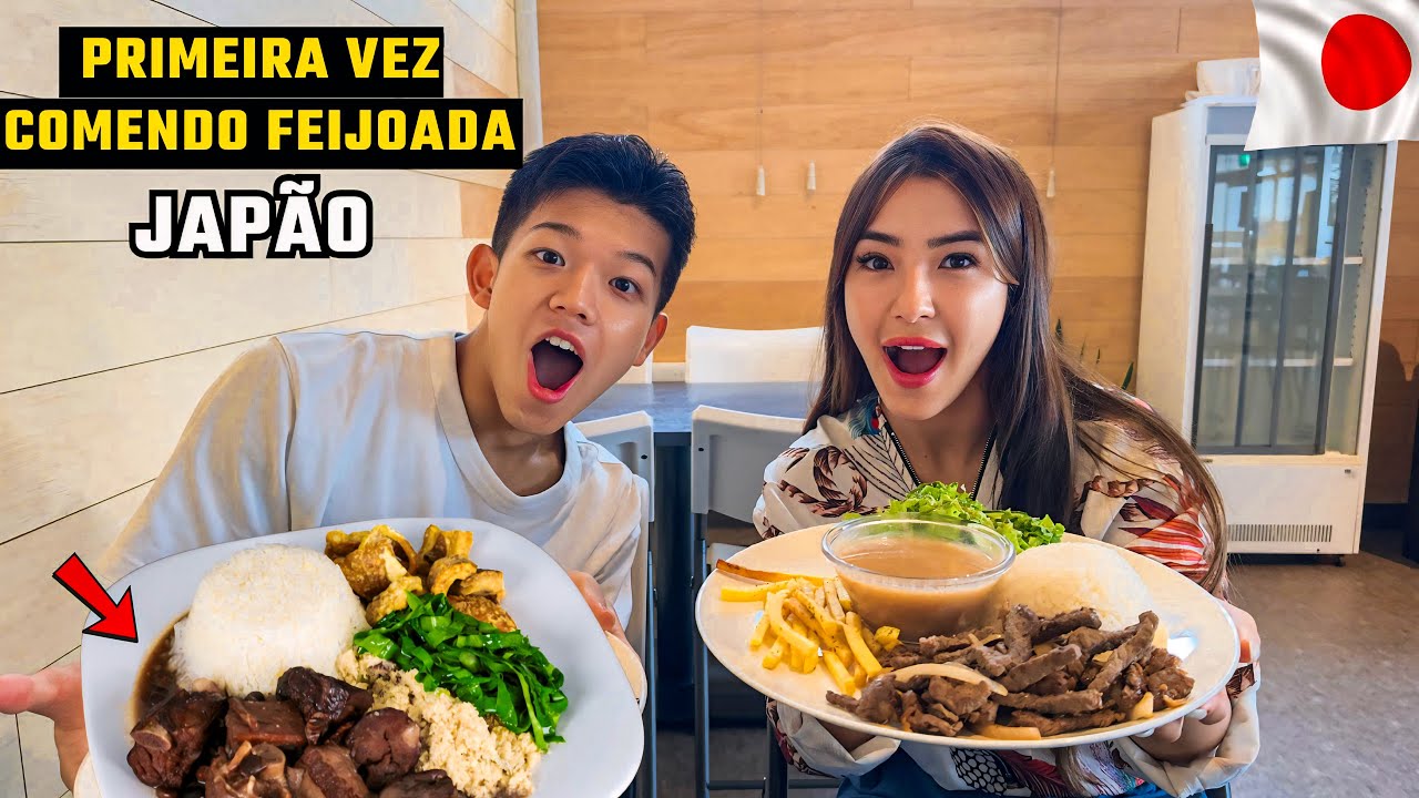 Japonês experimenta feijoada pela primeira vez no Japão 