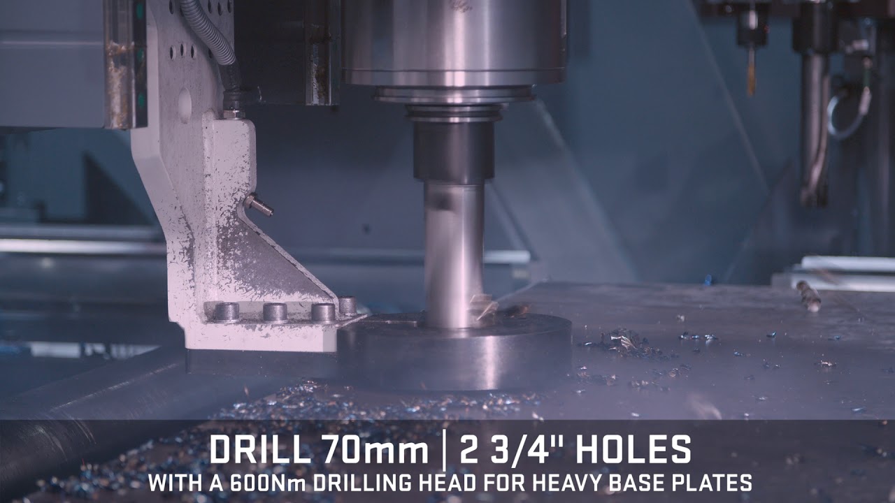 Voortman V325 | SK50/CAT50 drill spindle with 600Nm