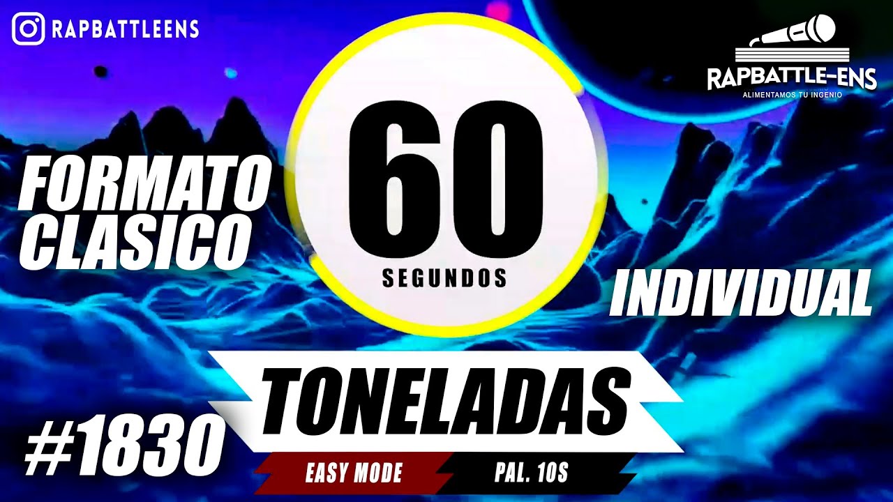 🎤 Formato FMS Individual 🔥 Base de Rap Para Improvisar Con Palabras | ENTRENAMIENTO FMS #1830