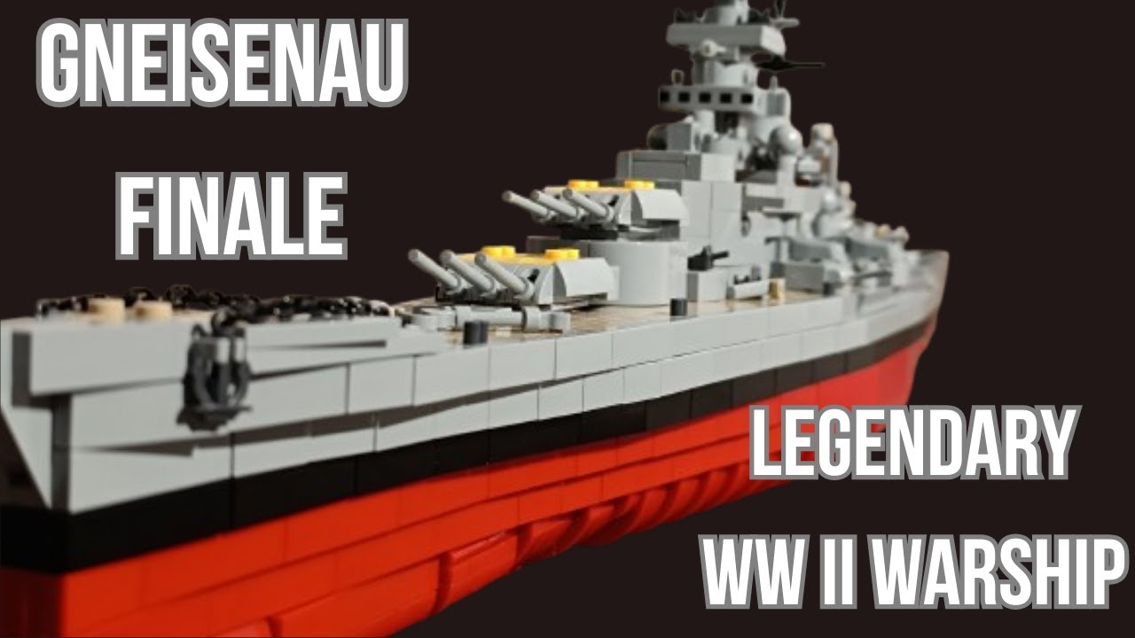 WWII GNEISENAU – FINALE | COBI ASMR Build (Clicky & Satisfying)