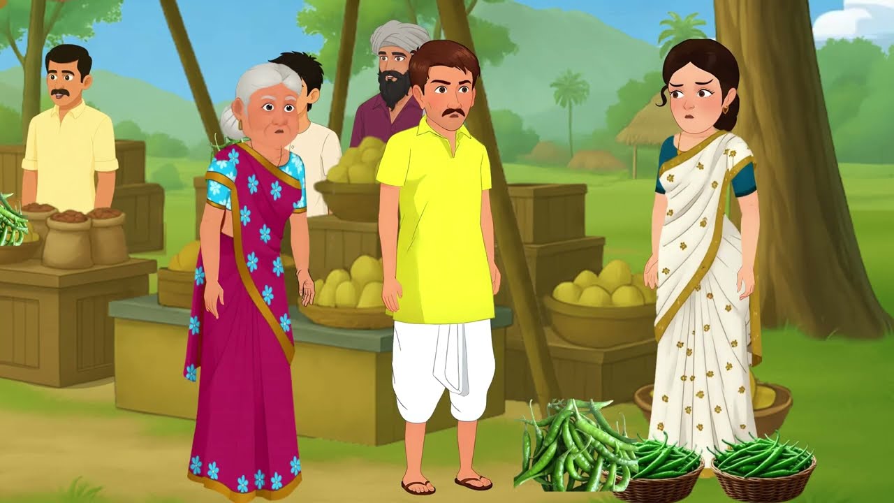 मिर्च बेचकर घर चलाने वाली बहू-Saas Bahu Ki Kahani | Hindi Kahani | Moral Story | Hindi Cartoon Story