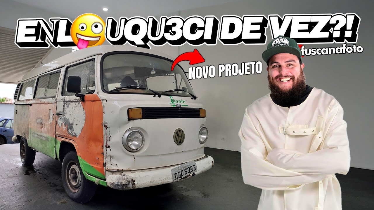 ENLOUQUECI DE VEZ?! CONHE&Ccedil;A O NOVO PROJETO DO CANAL: Judite a KOMBI 2002 EP.1 &ndash; Fusca na Foto