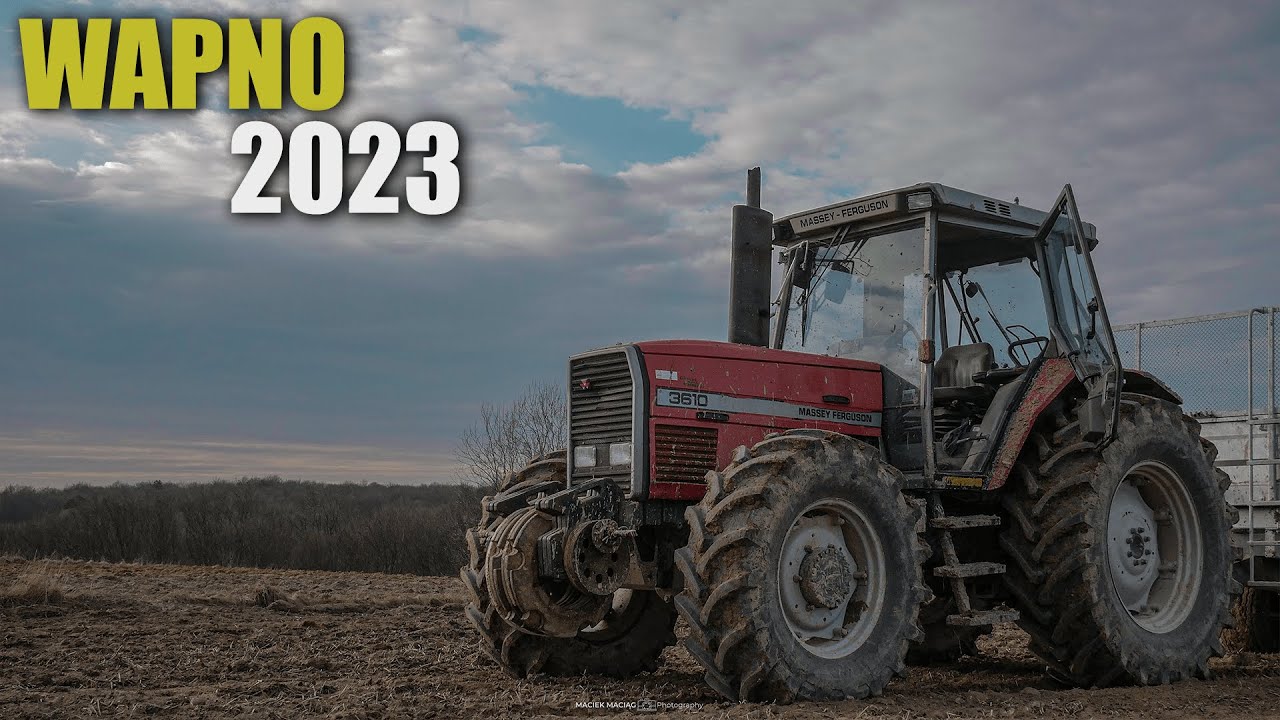 🇵🇱 ☆Rozrzucanie wapna 2023☆ | Massey Ferguson 3610 | Cynkomet N-221/3-3 |