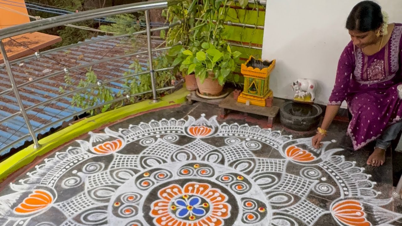 Full video 🌺 Diwali 🪔 special rangoli 🌺 festival rangoli collection #vidhyaprabhurangolidesigns 
