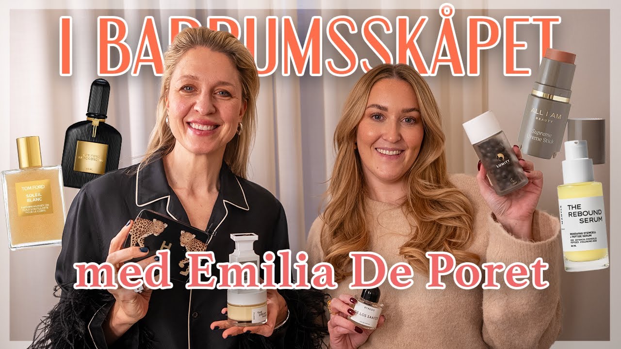 I BADRUMSSKÅPET MED EMILIA DE PORET