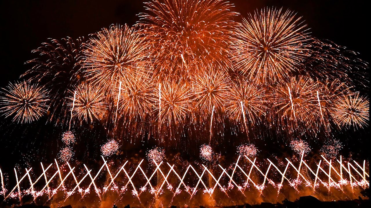 Акагава Фейерверк🎆 Финал, префектура Ямагата в Японии