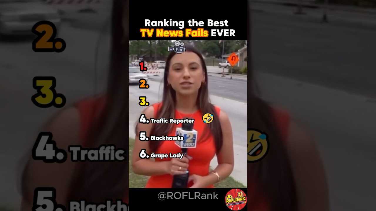 Ranking the BEST TV News Fails EVER📺