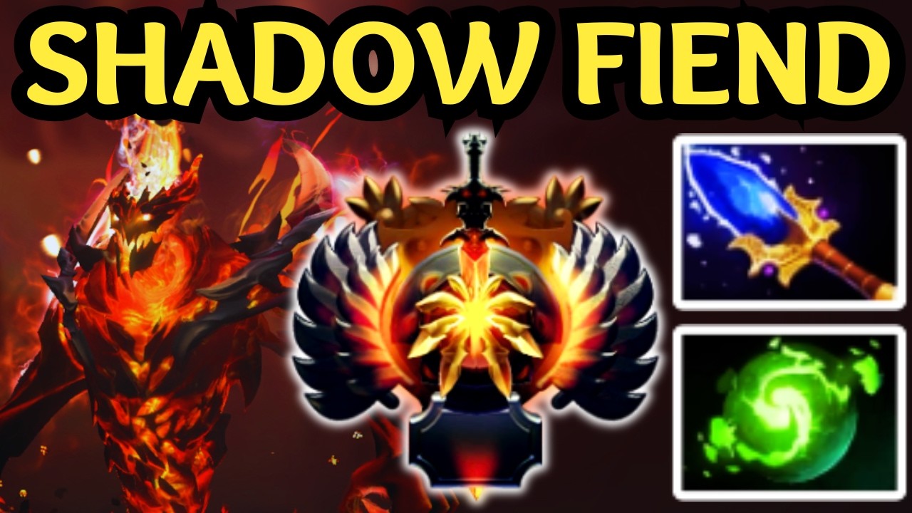 🔥 SHADOW FIEND MID — DOUBLE RAZE 😈 SOUL 😈 DOUBLE REQUIEM 😈 | DOTA 2 🔥
