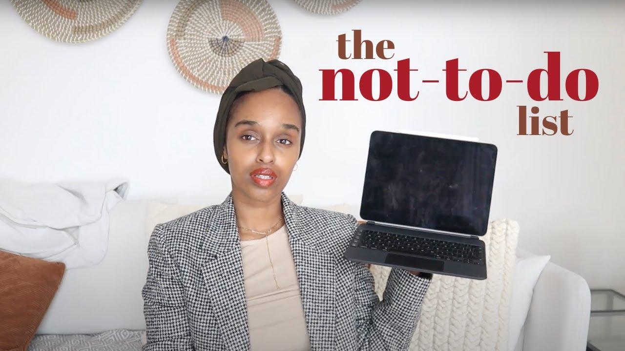 Why A Not-To-Do List Is More Important Than A To-Do List