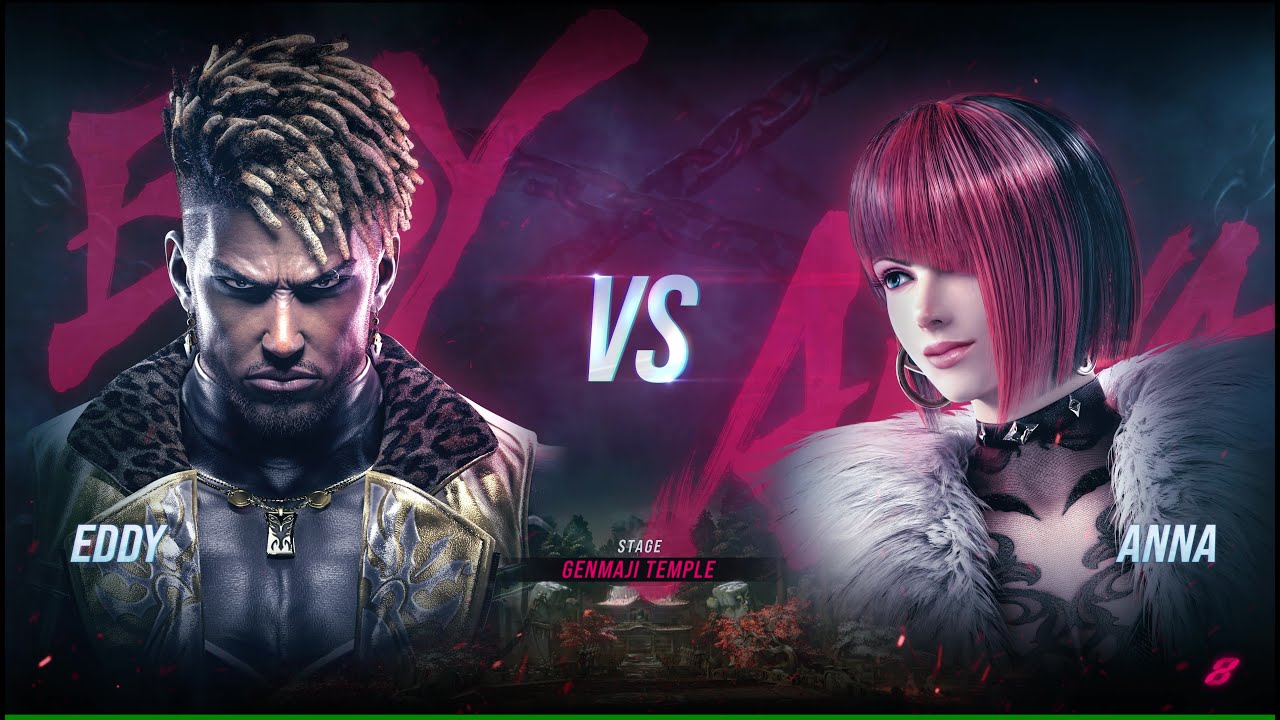 TEKKEN 8 NEW DLC EDDY VS ANNA 4K UHD ULTRA HARD