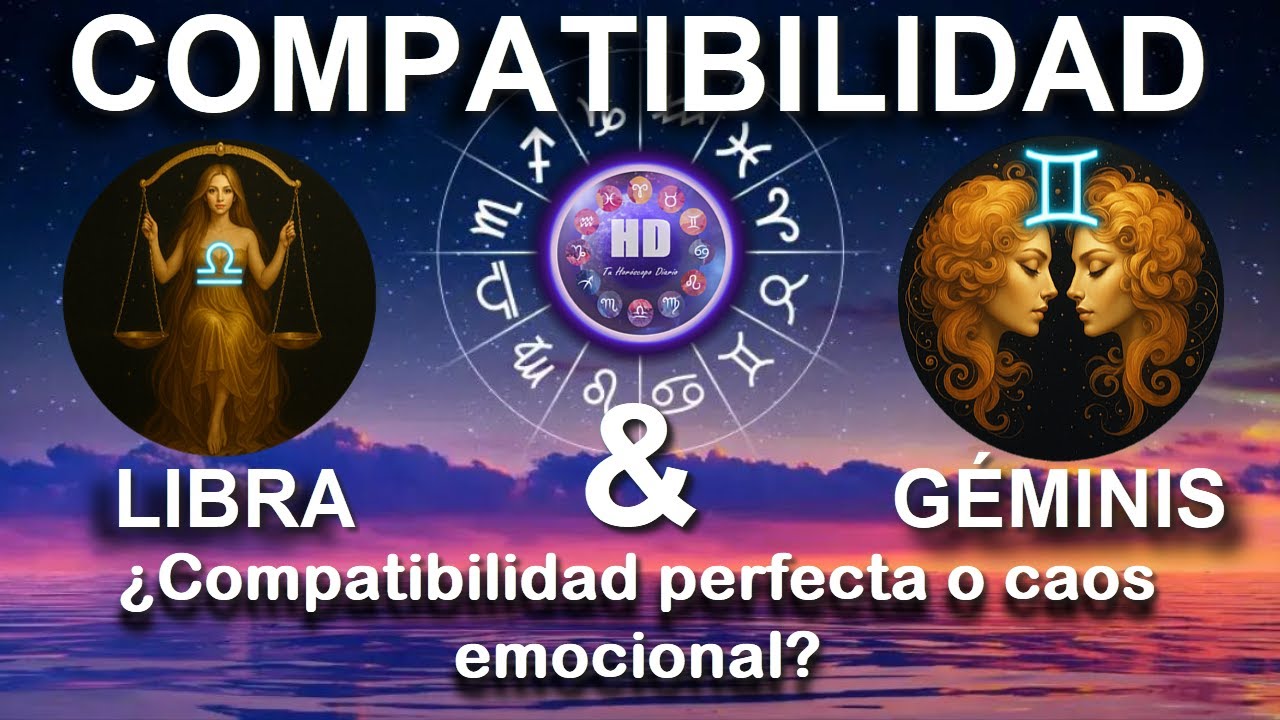 💞 LIBRA y GÉMINIS 💞 ¿Compatibilidad perfecta o caos emocional? 💨✨