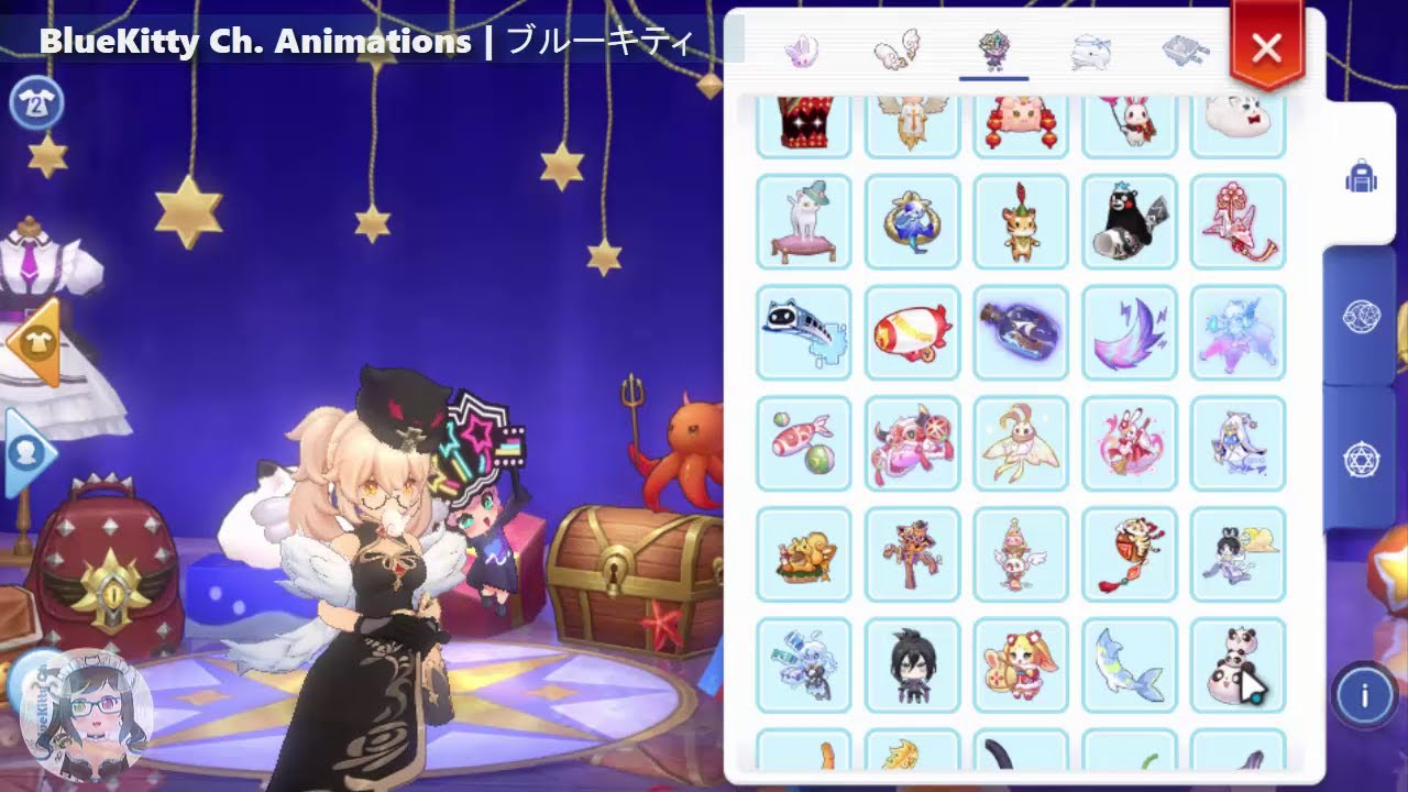 Tail Headwear Animations When You're  Sitting - Ragnarok M | BlueKitty Plays