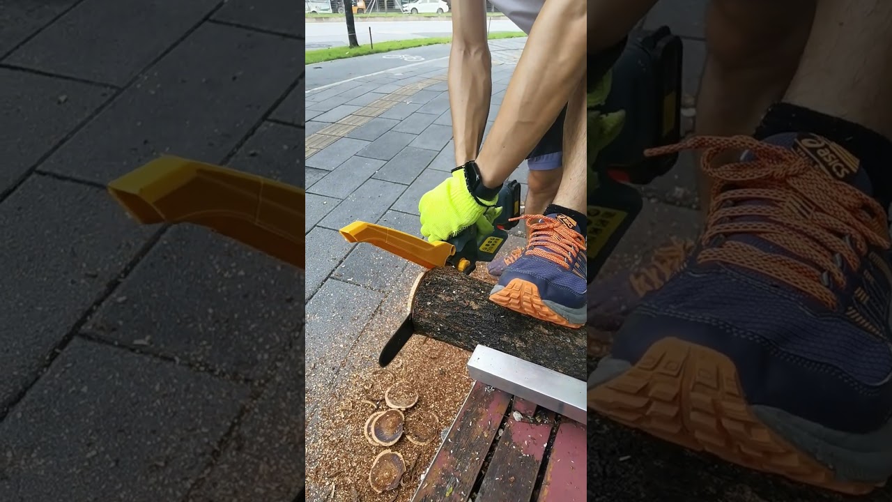 🪓This Mini Chainsaw DESTROYED My Expectations!🤯 #E8Chainsaw #PowerInYourHand #prunarbo #tools